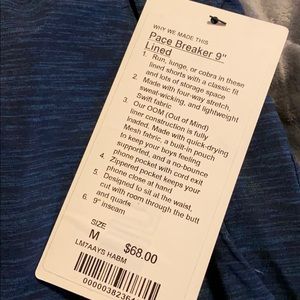 Lululemon Mens shorts